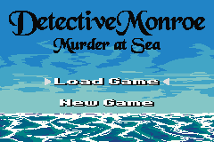 A screenshot of the title screen, including the ugly wide font.